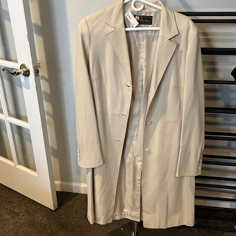 NEW (w/Tags) Loro Piana Ladies Long Leather Jacket